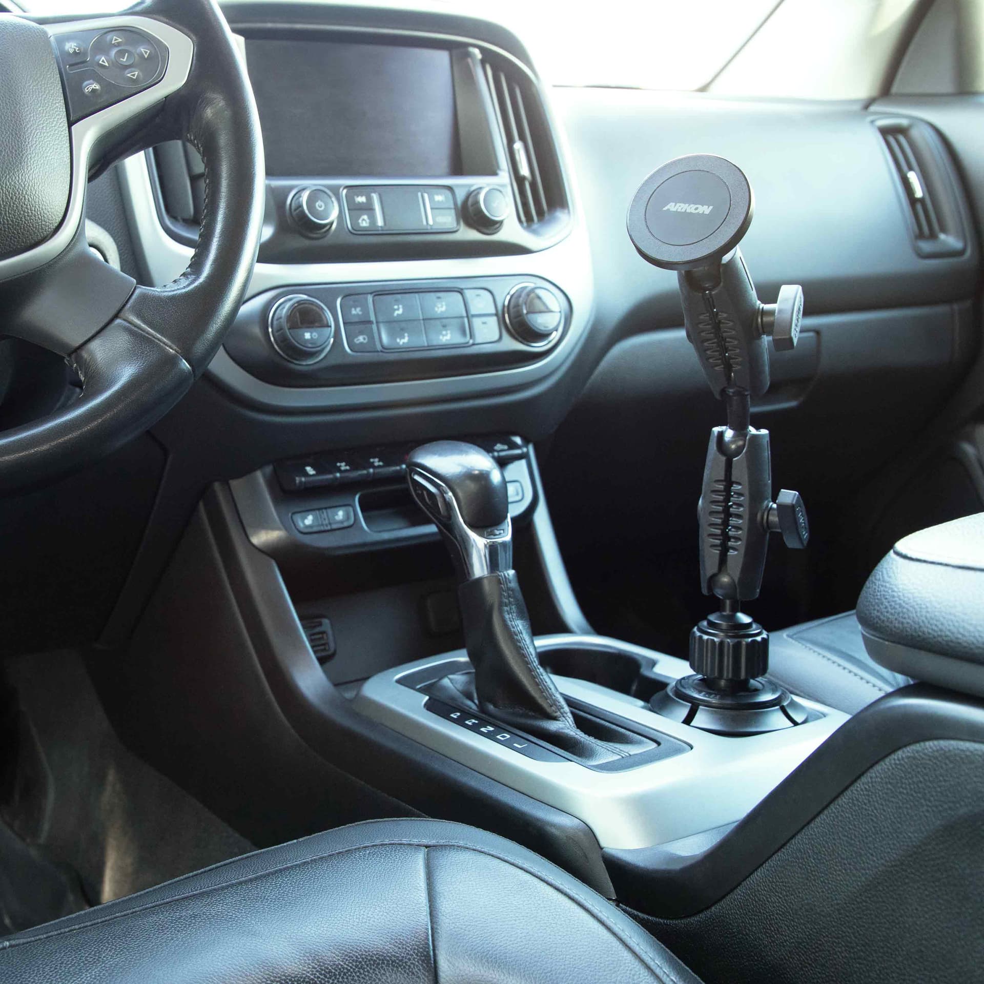 Arkon Magnetic Phone Holder with Cup Holder Mount and Dual 25mm Shaft Arm – MagSafe Compatible - Image 9