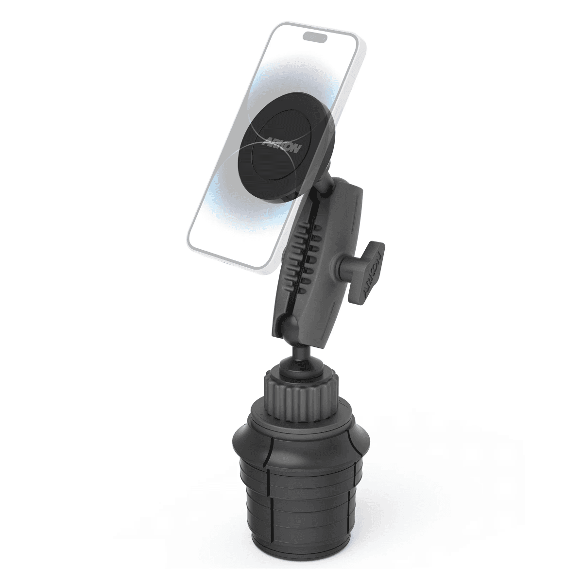Magnetic Phone Holder with Car Cup Mount - MagSafe Compatible