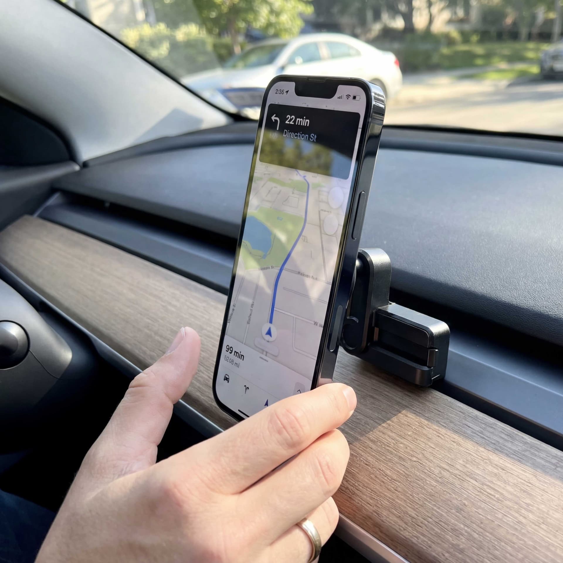 Arkon Magnetic Phone Vent Mount for Tesla Model 3 2017–2022 & Model Y 2020–2023 - Image 6