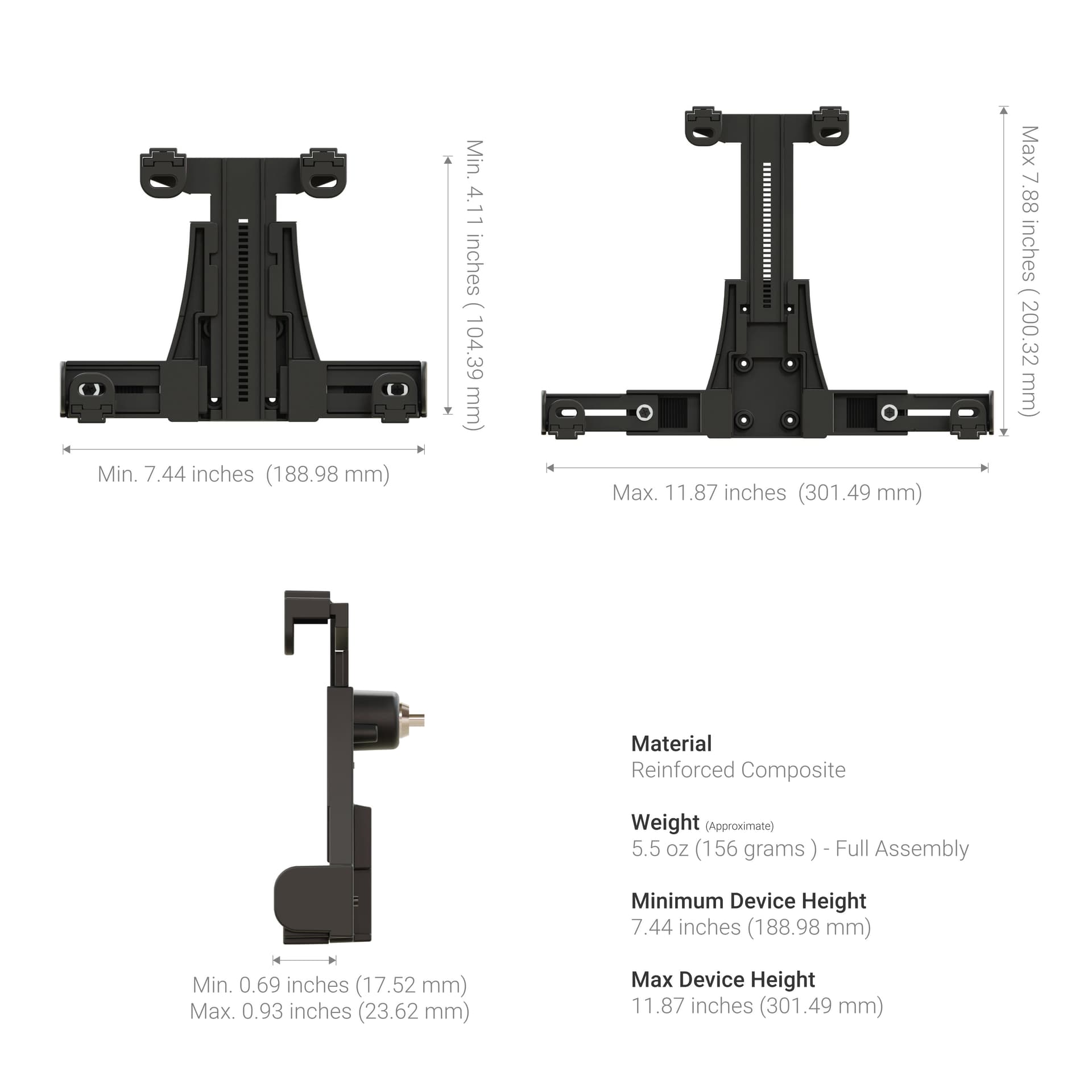 Arkon LockVise™ POS Locking Tablet Stand - Image 7