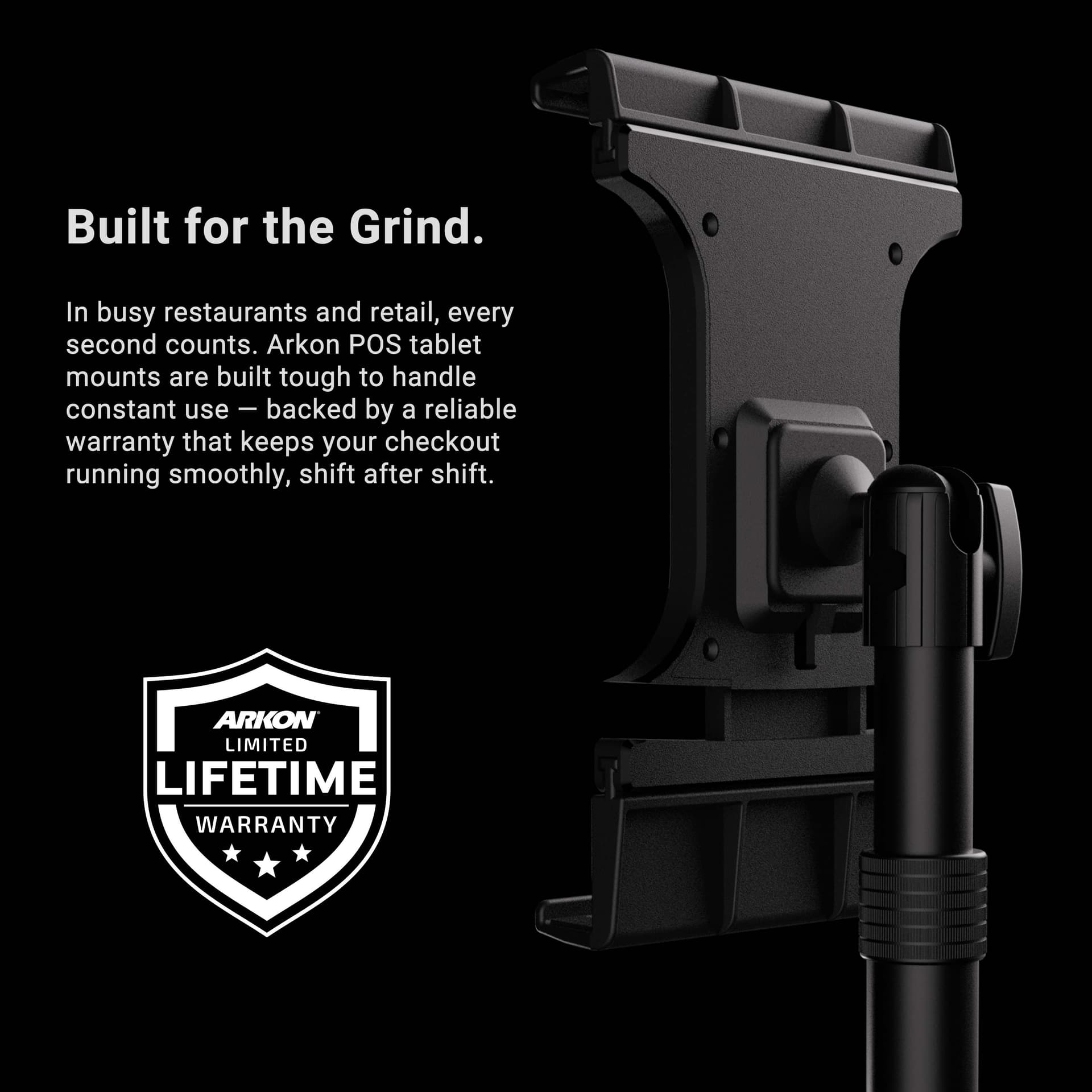 Arkon Slim-Grip® Ultra Pro POS Tablet Stand - Image 8