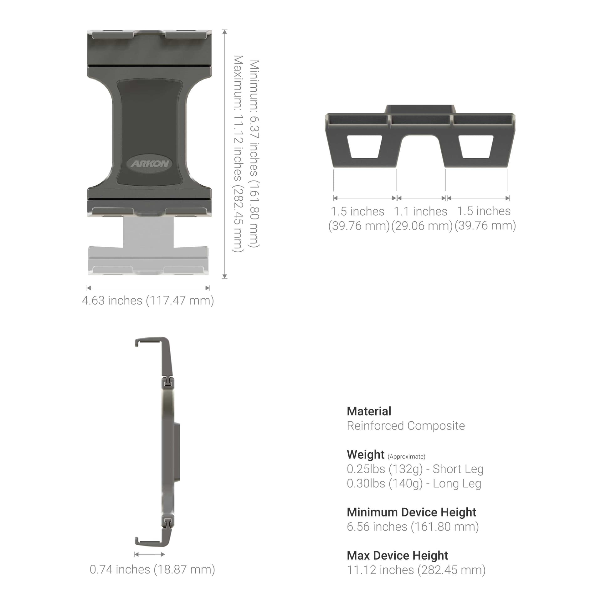 Arkon Slim-Grip® Ultra Pro POS Tablet Stand - Image 7