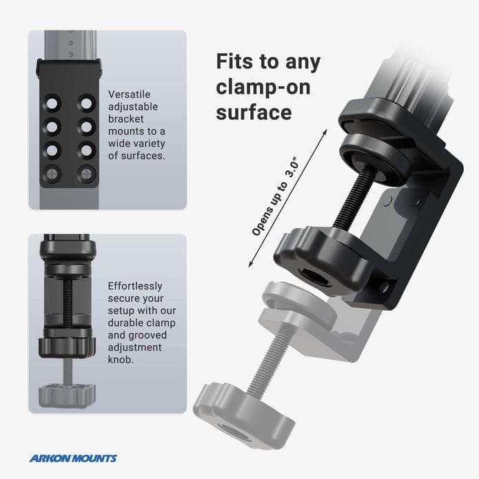 Arkon Slim-Grip® Ultra Pro POS Tablet Mount with Triple Holders - Image 7