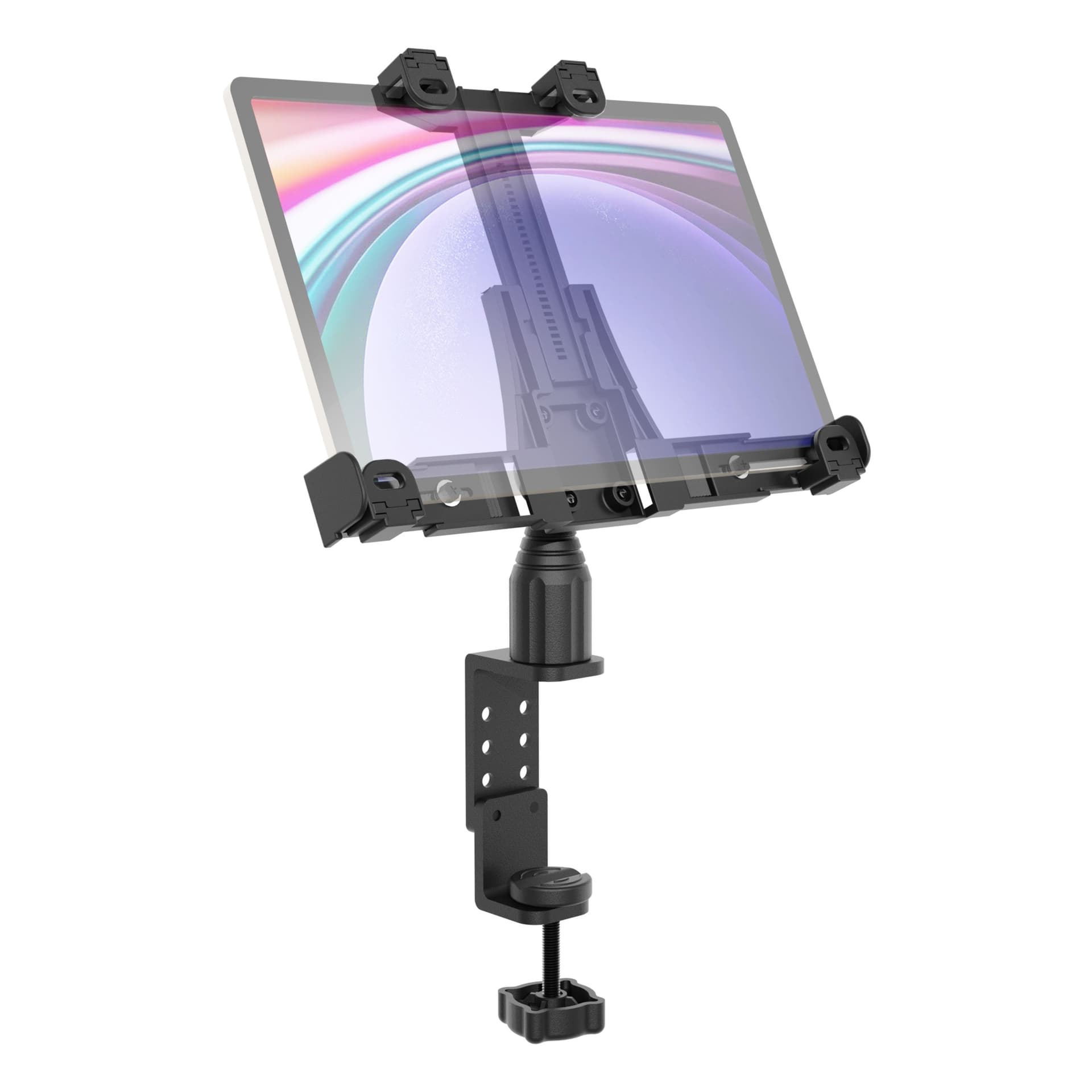 Arkon LockVise™ Locking POS Tablet Mount with Clamp Mount - Image 1