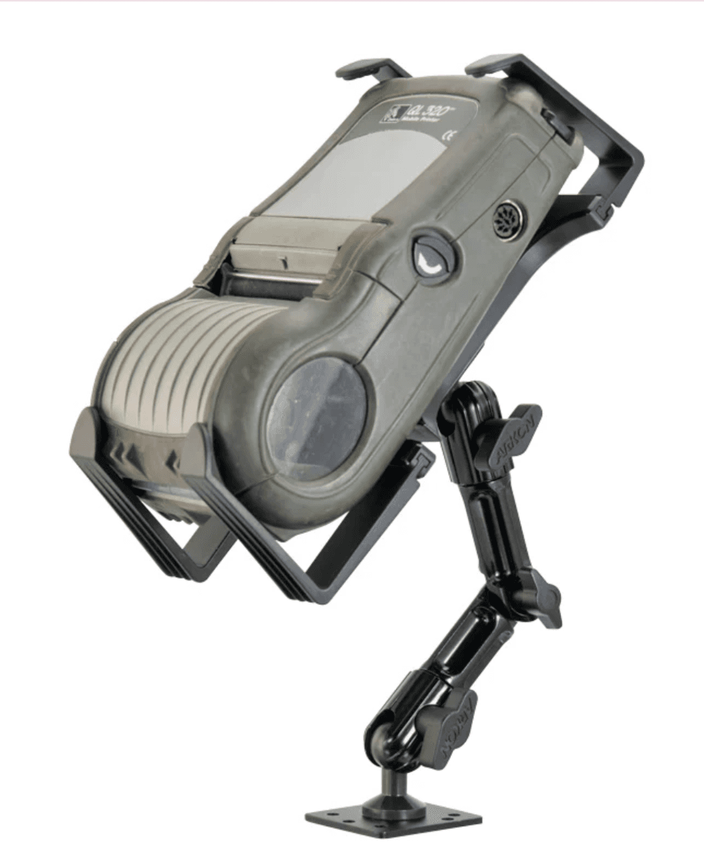 Arkon Portable Mobile Printer Car Truck Drill Base Mount for Zebra, Epson, Brother Printers