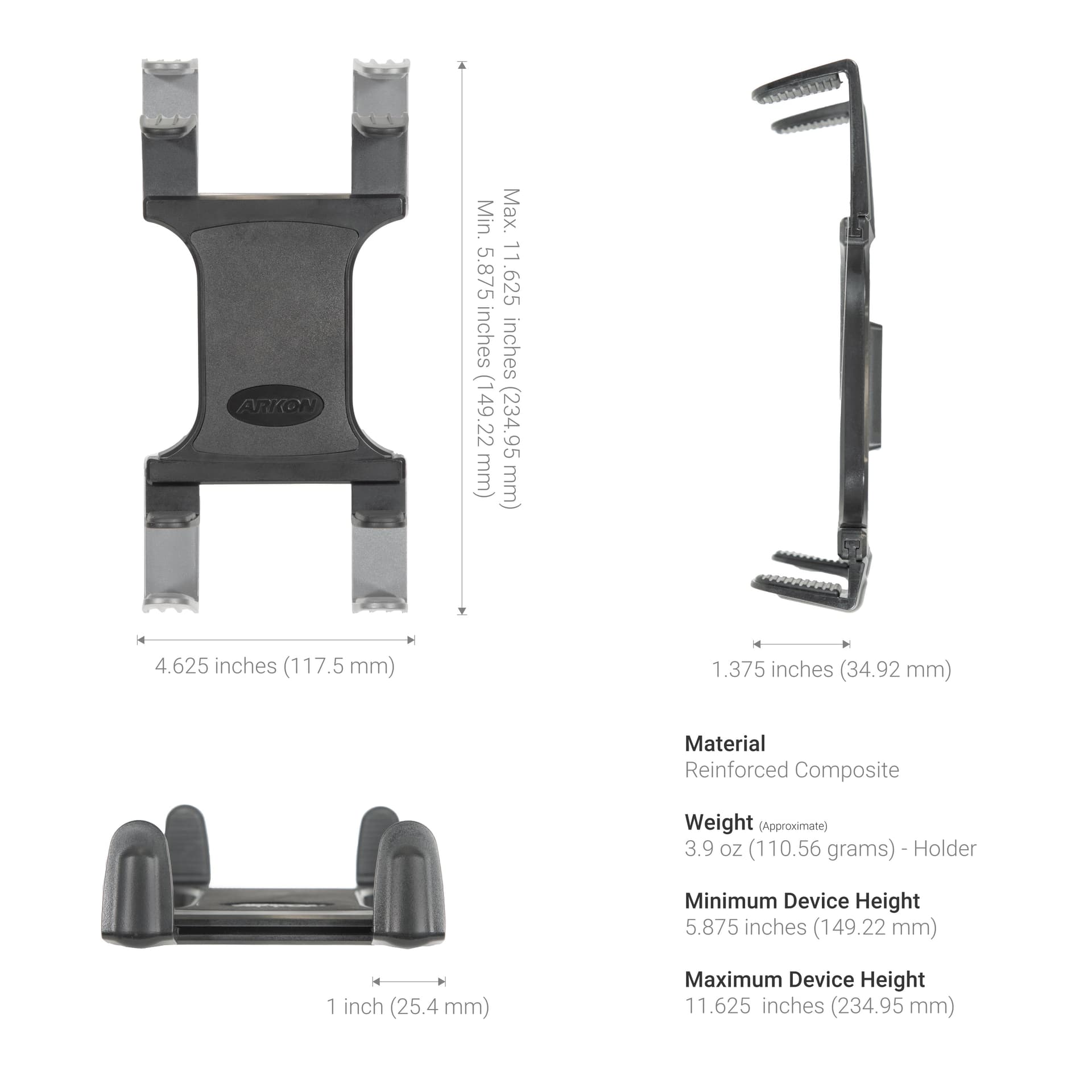 Arkon Remarkable Creator™ Pro+Plus Mount with MagSafe Compatible Holder - Image 15