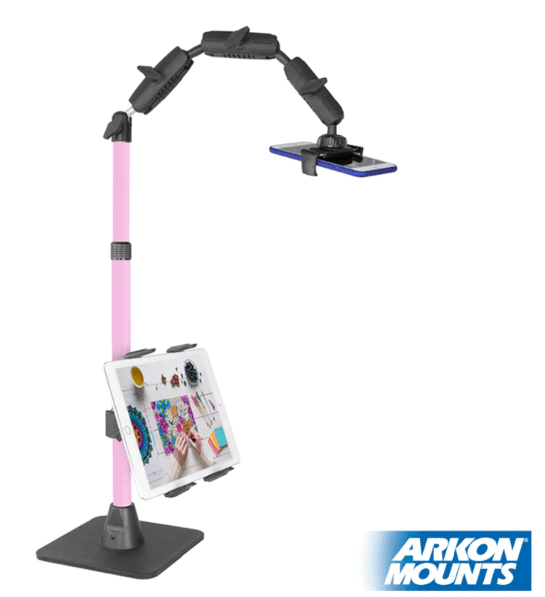 Arkon Remarkable Creator™ Pro+Plus with Pink Extension Pole
