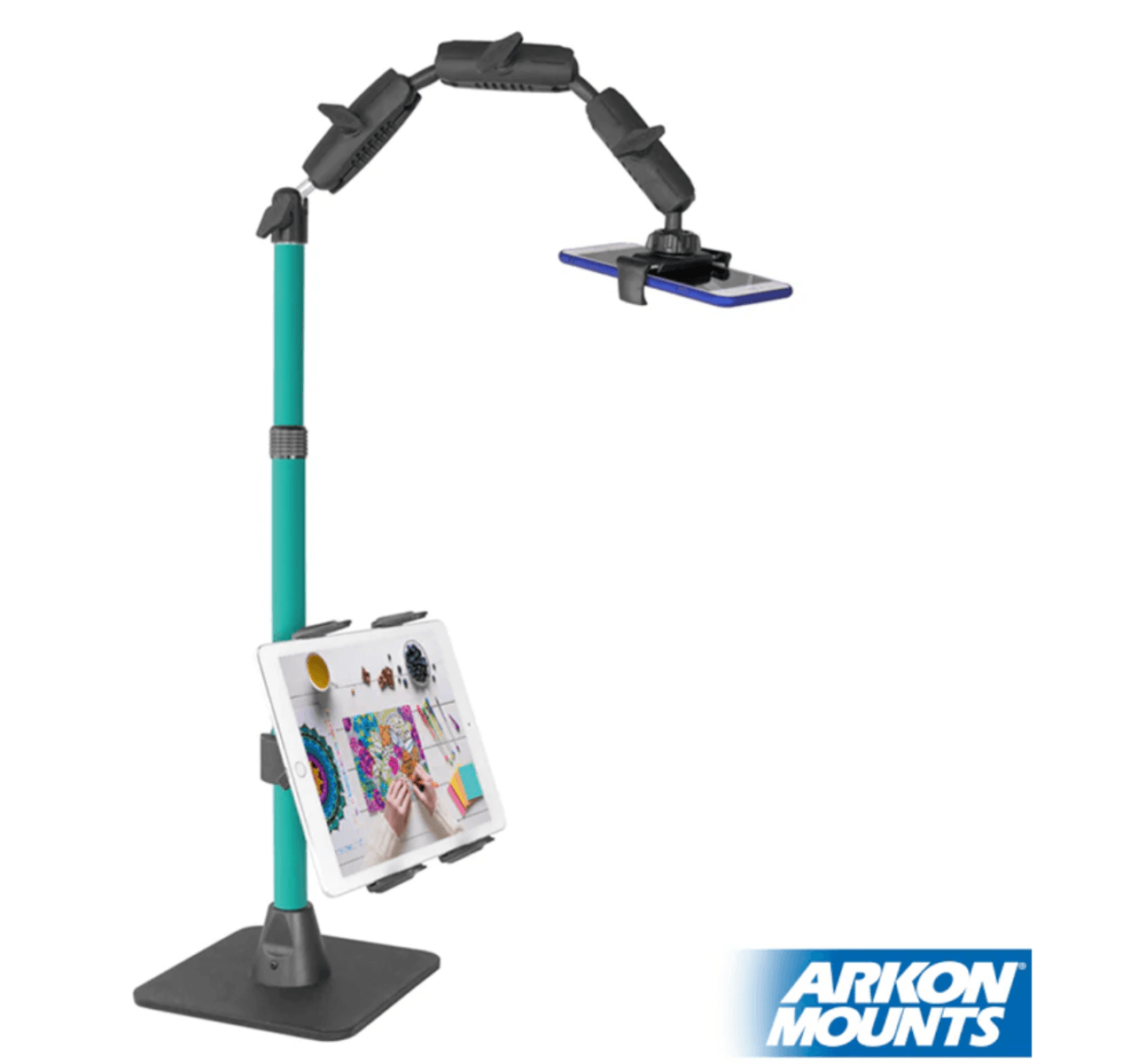 Arkon Remarkable Creator™ Pro+Plus with Teal Extension Pole