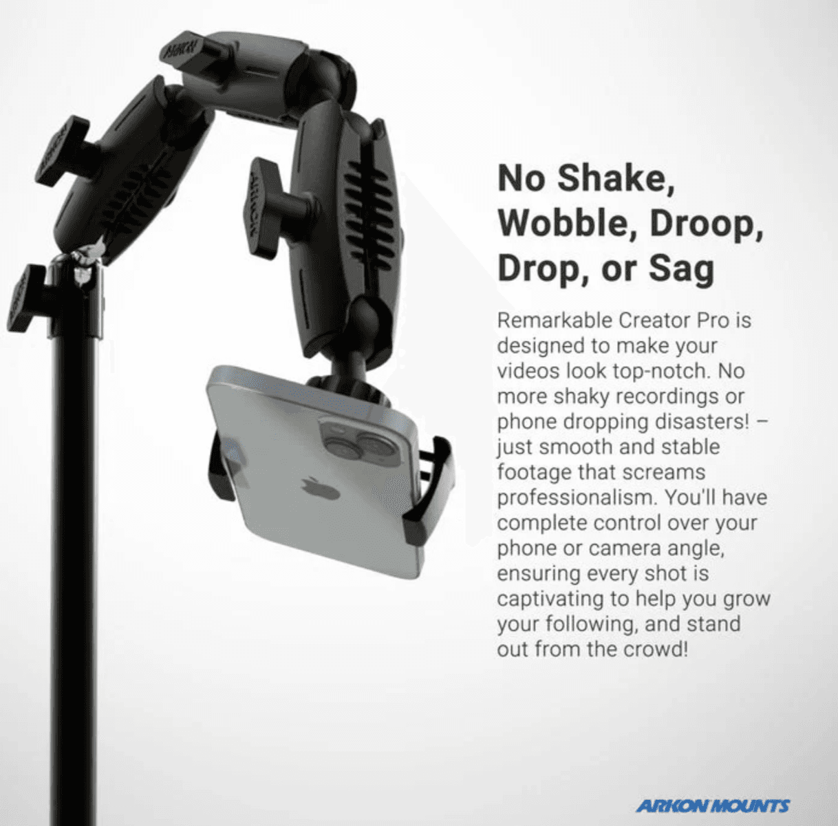 Arkon Remarkable Creator™ Pro+Plus with Teal Extension Pole