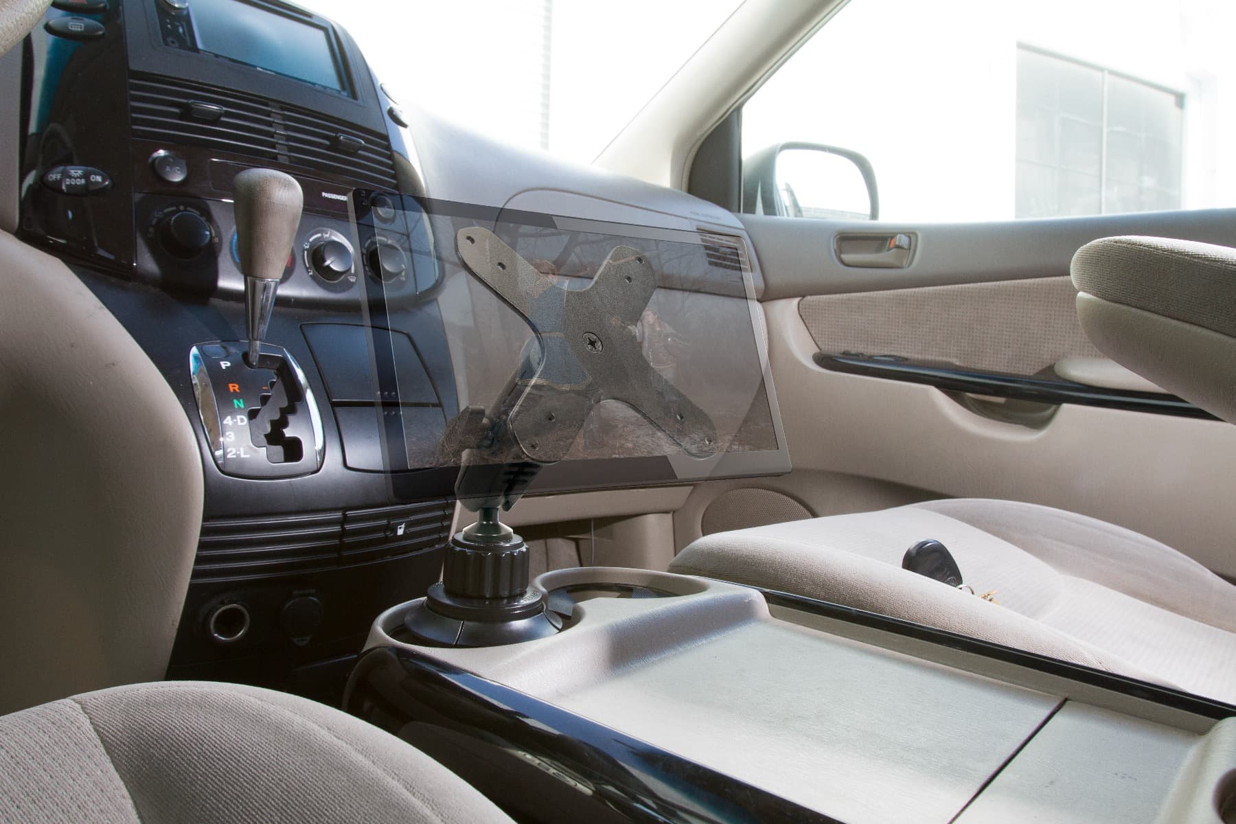 Arkon Robust Heavy-Duty Car Cup Holder VESA Mount