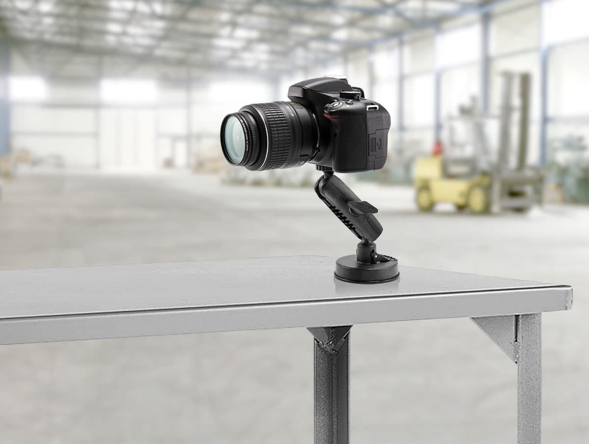 Arkon Robust Mount Series - Sticky Suction Windshield or Dash Camera Mount with Dash Disk