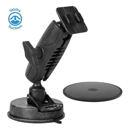 Arkon Robust Mount Series - Sticky Suction Windshield or Dash 2T Mount Disk