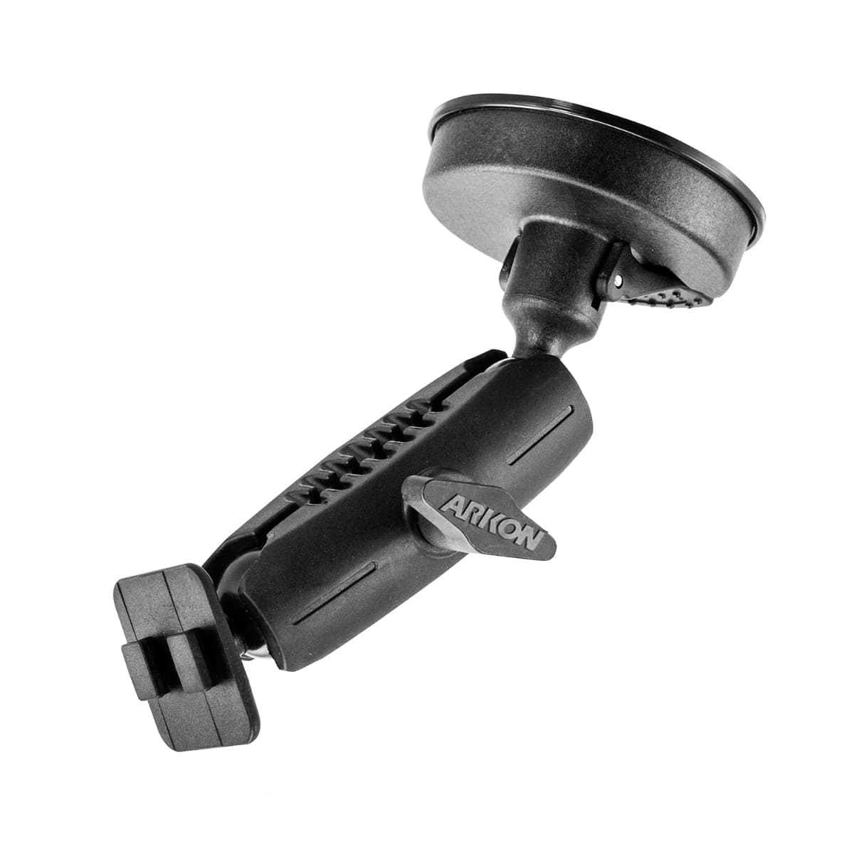Arkon Robust Mount Series Heavy-Duty 80mm Suction Mounting Pedestal with 25mm Dual T-Tab Swivel Head