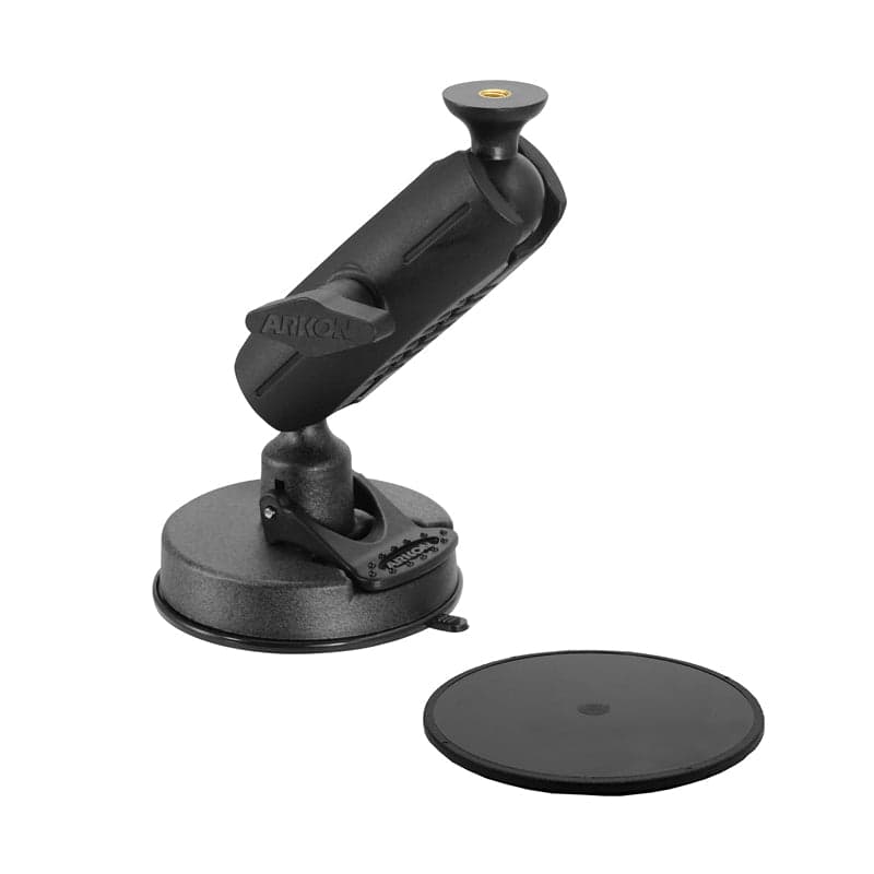 Arkon Robust Heavy-Duty Windshield Suction Mount - 1/4"- 20 Bolt Compatible