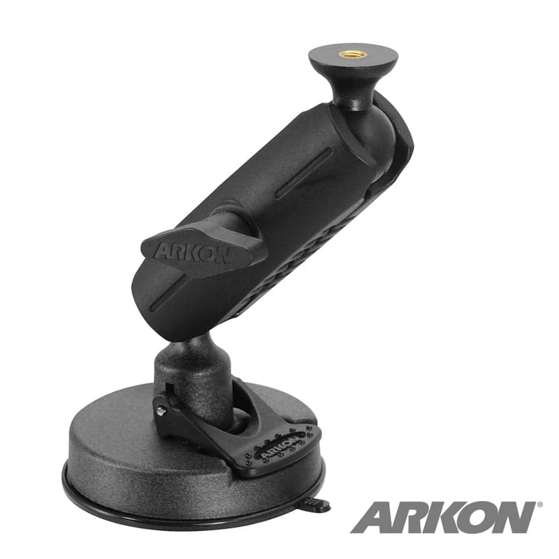 Arkon Robust Heavy-Duty Windshield Suction Mount - 1/4"- 20 Bolt Compatible
