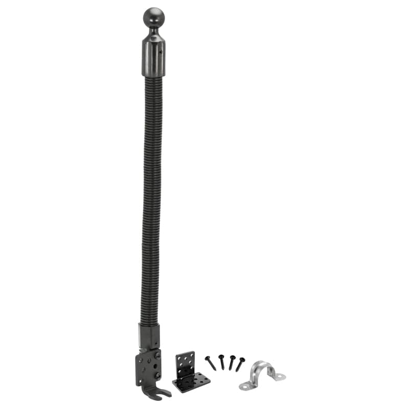 Arkon Heavy-Duty Seat Rail Floor Mount Pedestal - 25mm (1 inch) Ball Compatible
