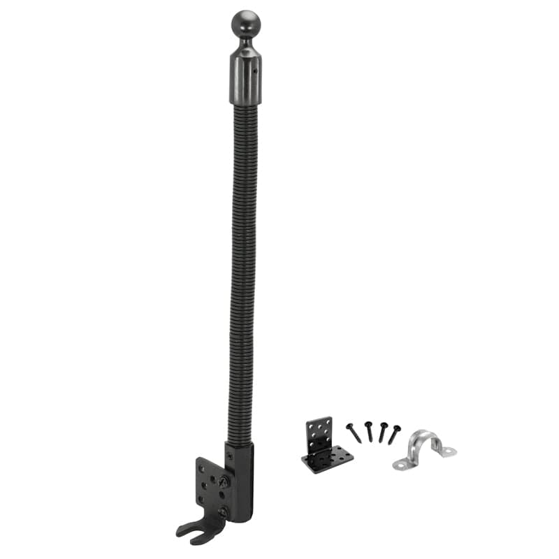 Arkon Heavy-Duty Seat Rail Floor Mount Pedestal - 25mm (1 inch) Ball Compatible