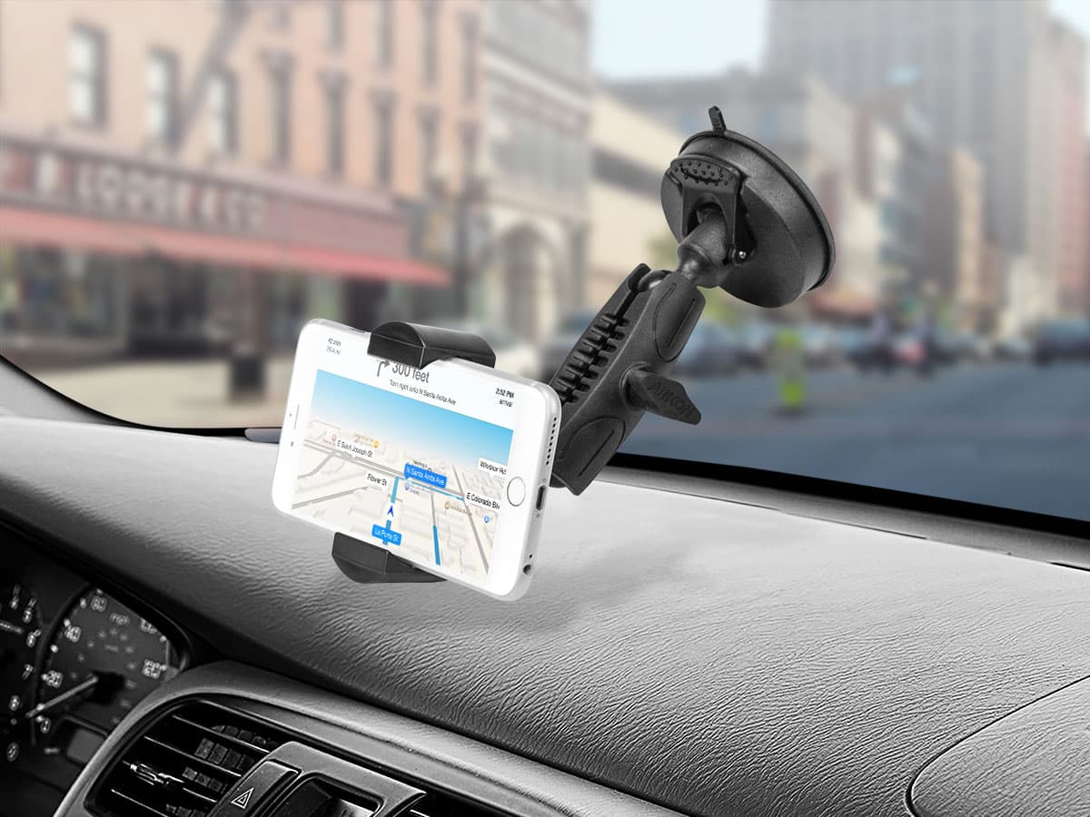 Arkon TW Broadcaster Single-Phone Desk or Table Sticky Suction Mount