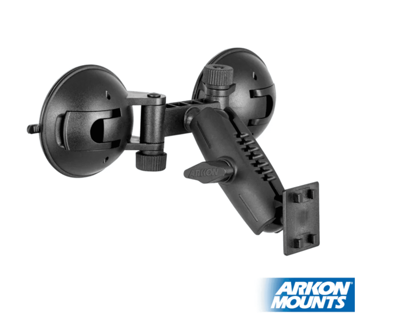 Arkon Robust™ Double Windshield Suction Mount - 4-Prong Pattern Compatible