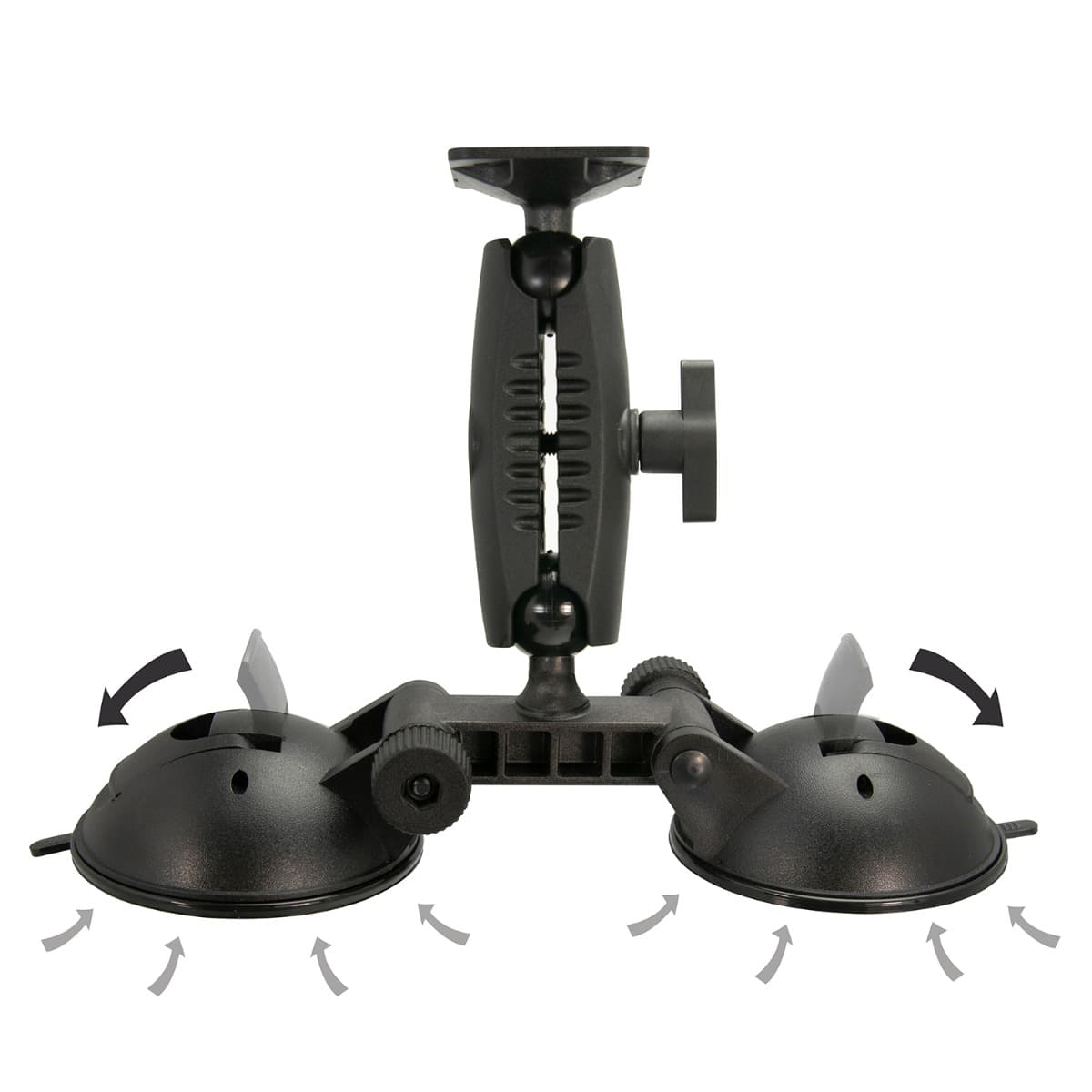 Arkon Robust™ Double Windshield Suction Mount - AMPS Compatible