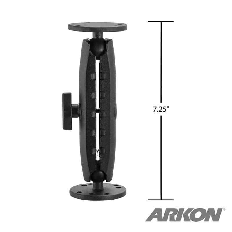 Arkon 4-Hole AMPS Drill Base Mount with Circular Metal AMPS Drill Base and Head