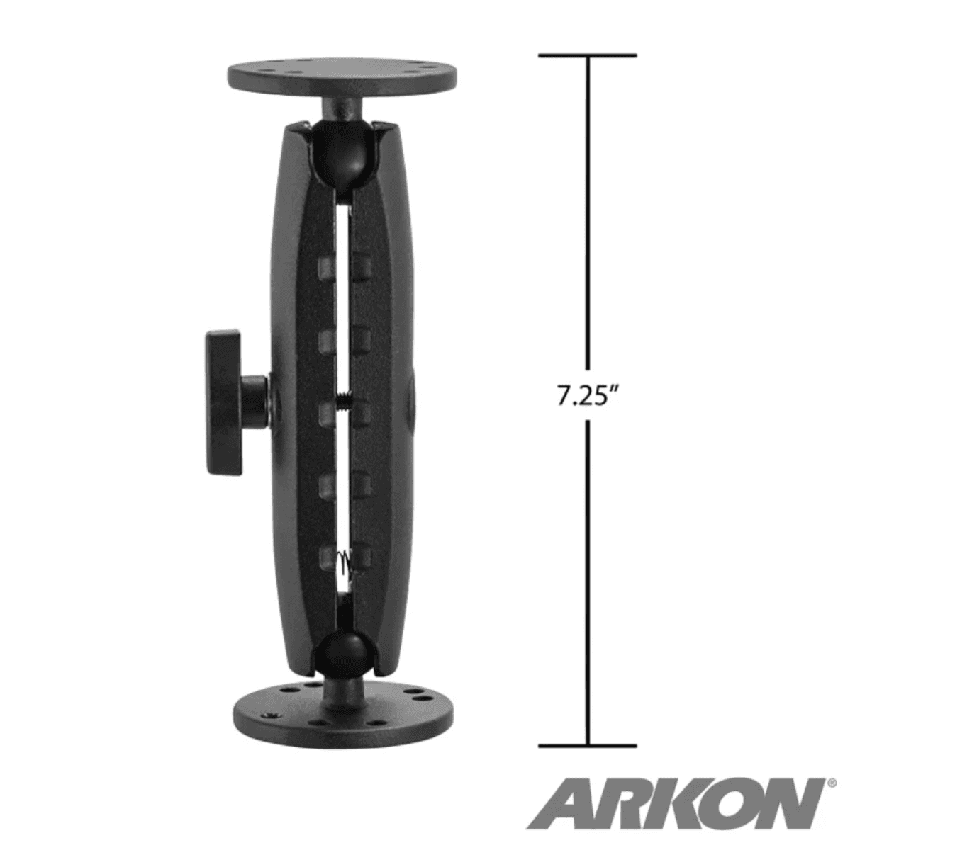 Arkon 4-Hole AMPS Drill Base Mount with Circular Metal AMPS Drill Base and Head
