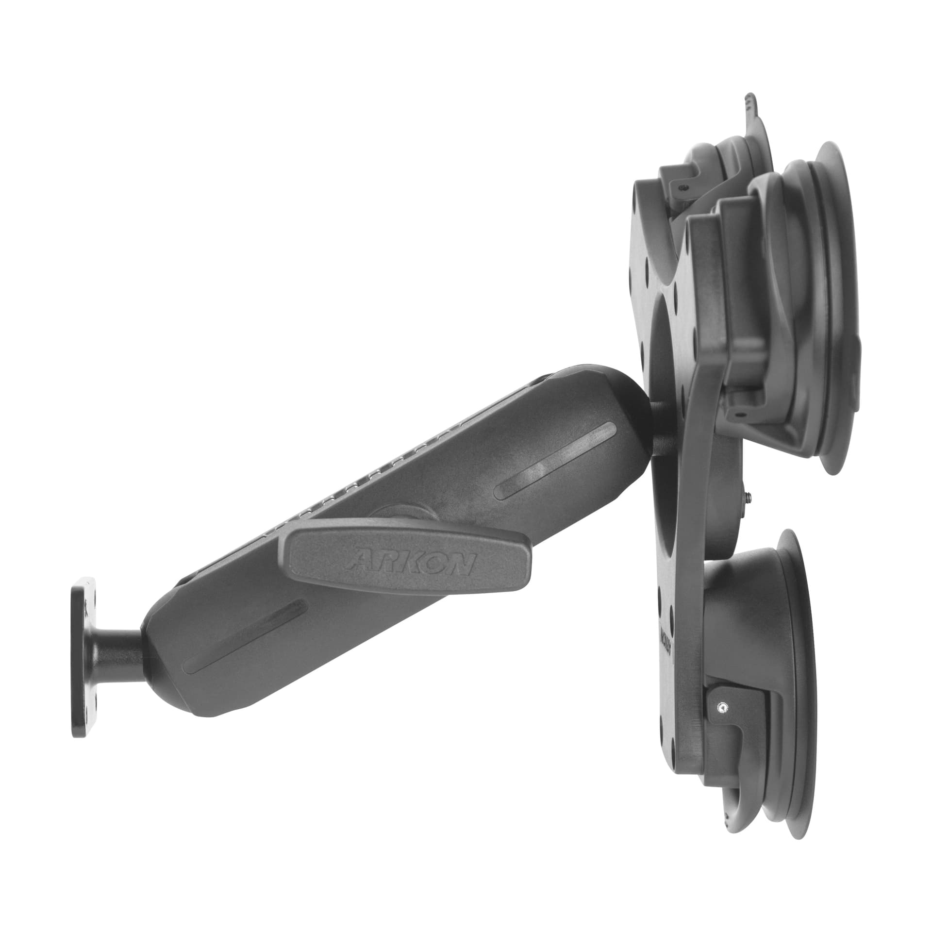 Arkon Triple Suction Mount with AMPS Mounting Pattern and 5.75” Shaft Arm - Image 2