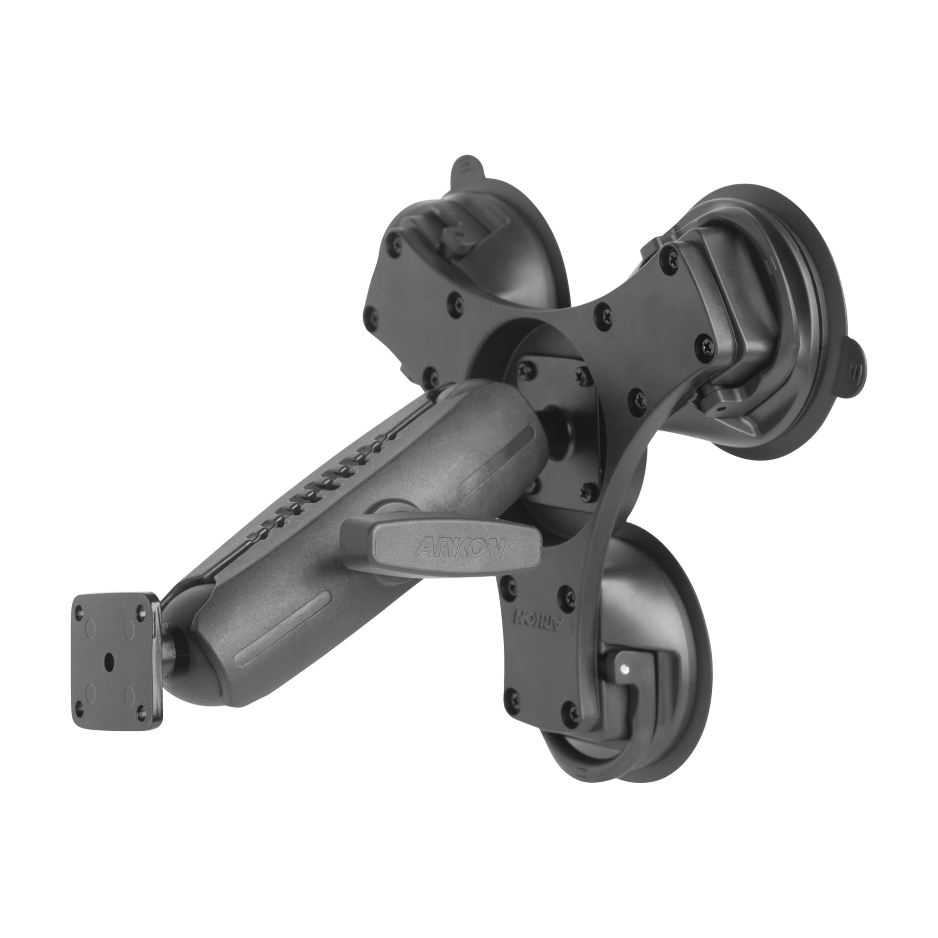 Arkon Triple Suction Mount with AMPS Mounting Pattern and 5.75” Shaft Arm - Image 3