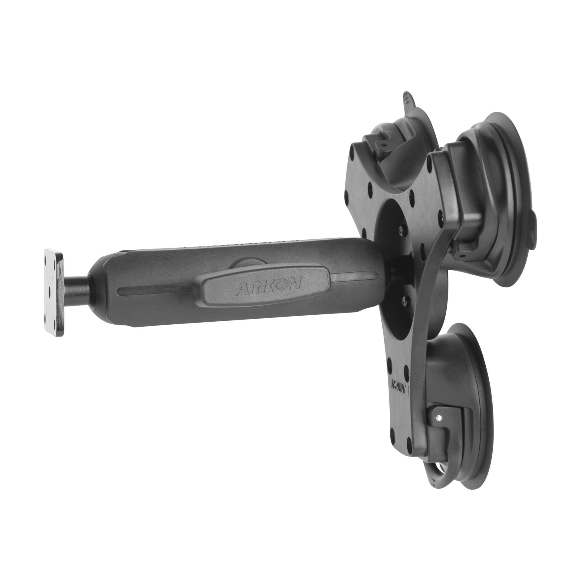 Arkon Triple Suction Mount with AMPS Mounting Pattern and 5.75” Shaft Arm - Image 4