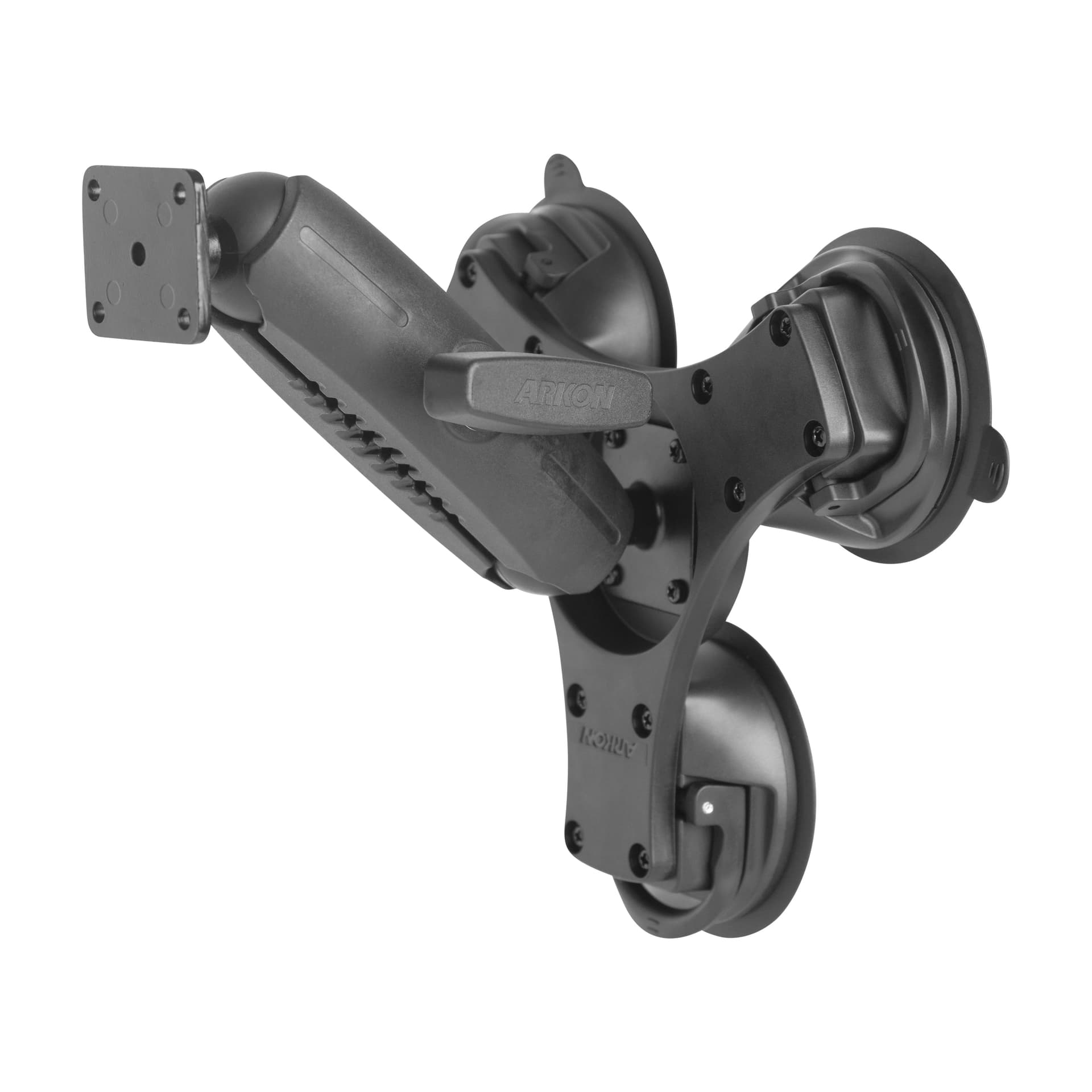 Arkon Triple Suction Mount with AMPS Mounting Pattern and 5.75” Shaft Arm - Image 6