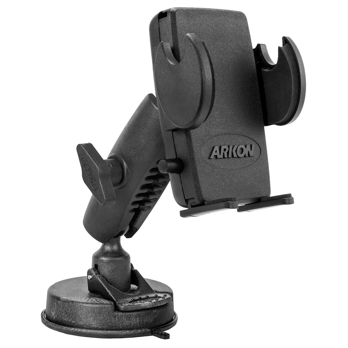 Arkon Robust Mount Series - Windshield Suction Mount with Mega Grip Holder