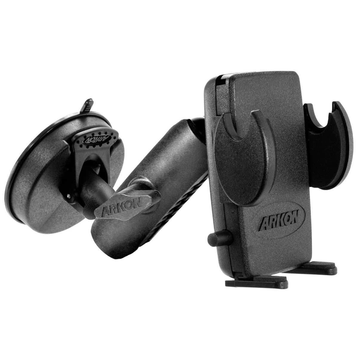 Arkon Robust Mount Series - Windshield Suction Mount with Mega Grip Holder