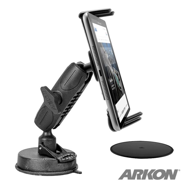 Arkon Robust Mount Series - Windshield Suction Mount with Slim-Grip Ultra Holder