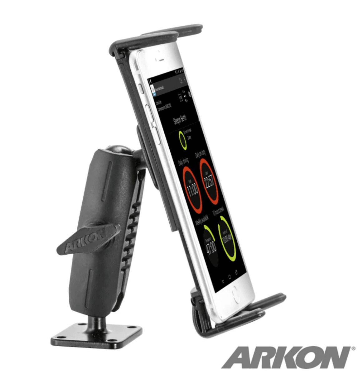 Arkon Slim-Grip® Ultra Robust Tablet or Phone Mount with Metal AMPS Base