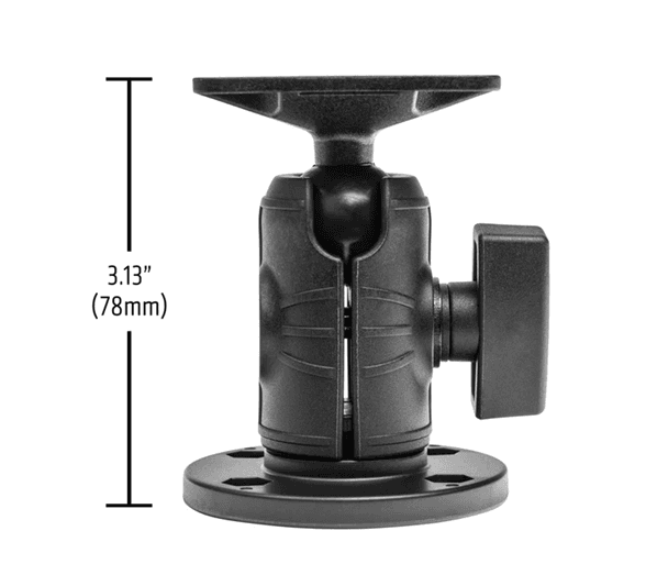 Arkon AMPS Mounting Pattern with OCTO Round Drill-Base Mount