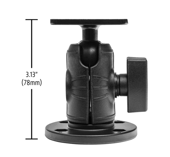 Arkon Metal AMPS Mounting Pattern with OCTO Round Drill-Base Mount