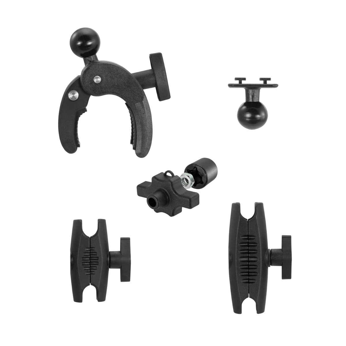 Arkon Robust Clamp Mount with Security Knob - Dual T-Tab Compatible