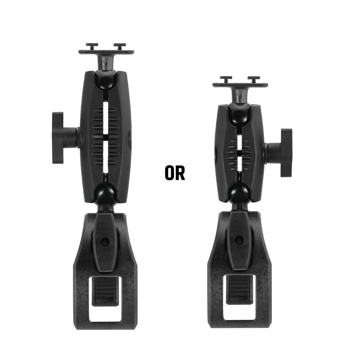 Arkon Robust Clamp Mount with Security Knob - Dual T-Tab Compatible