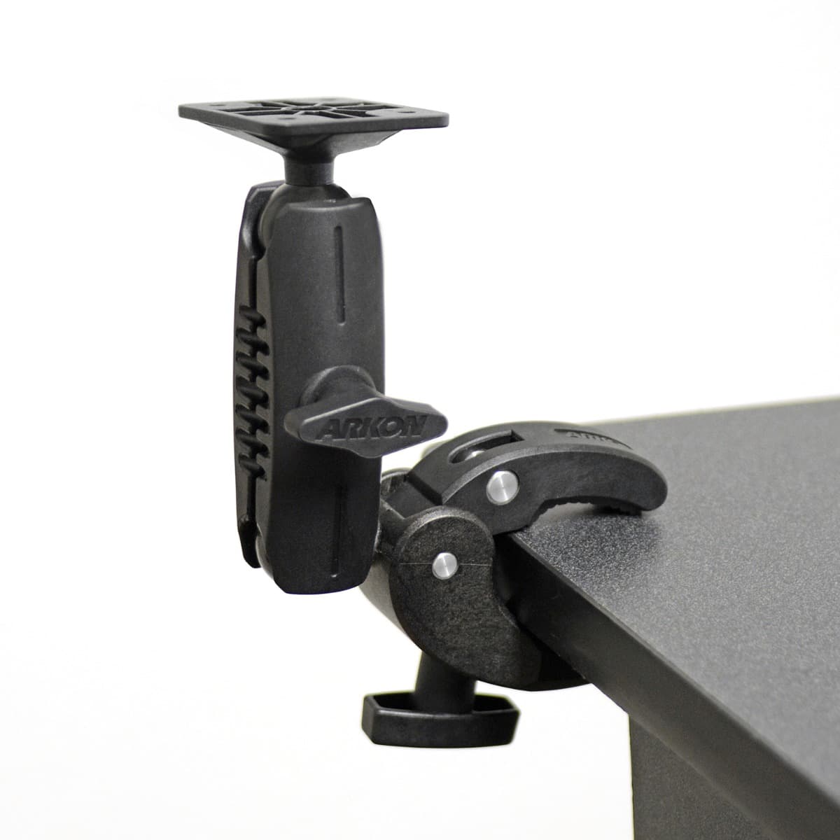 Arkon Robust Clamp Mount with Security Knob - 4-Hole AMPS Compatible