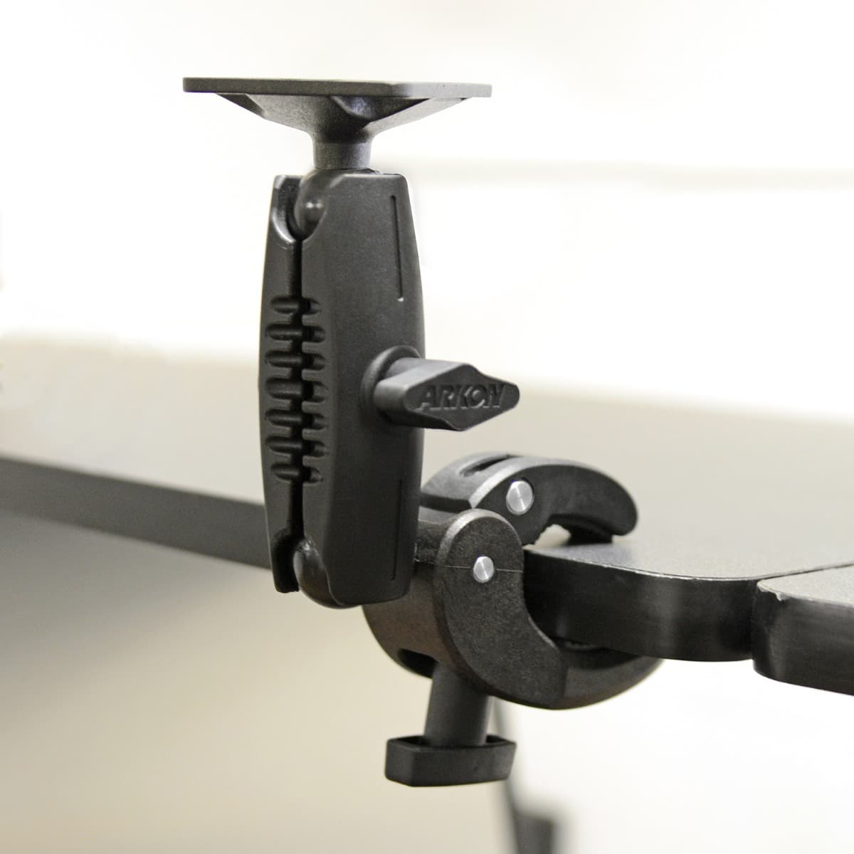 Arkon Robust Clamp Mount with Security Knob - 4-Hole AMPS Compatible