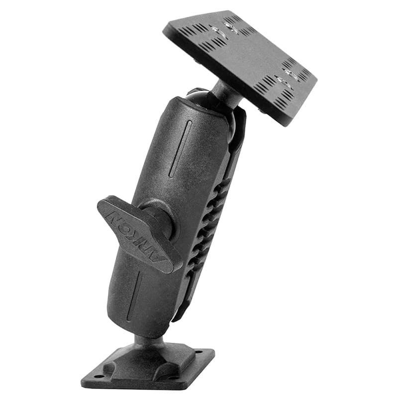 Arkon Robust Mount Series - 4-Hole AMPS to 4-Hole AMPS Mounting Pedestal with APEQUIP Mounting Plate