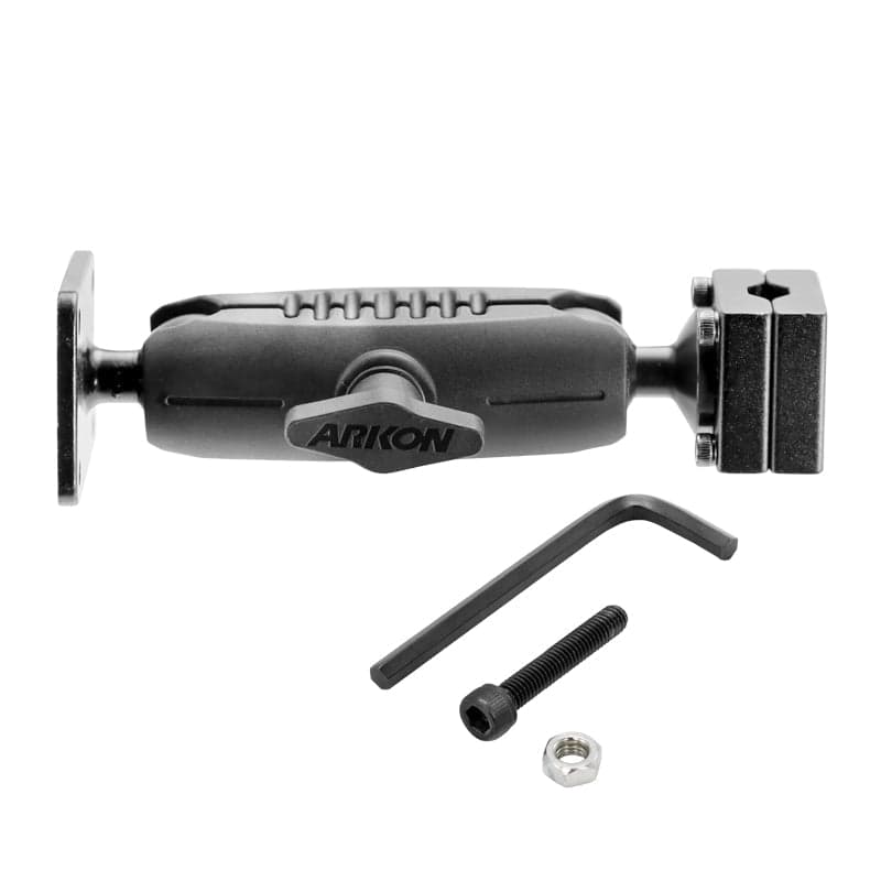 Arkon Robust Car Headrest Mount with Metal 4-Hole AMPS Head and Security Hardware