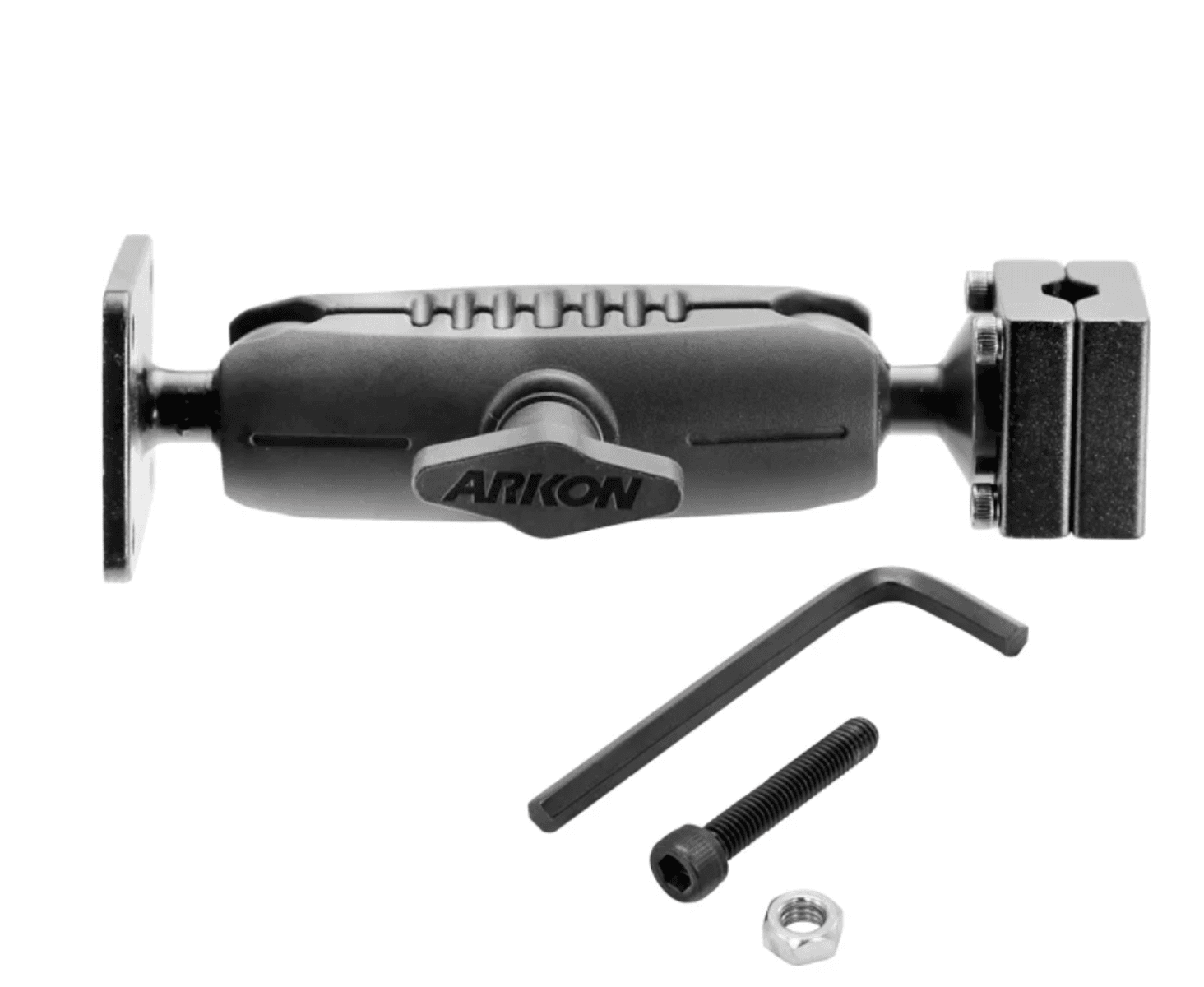 Arkon Robust Car Headrest Mount with Metal 4-Hole AMPS Head and Security Hardware