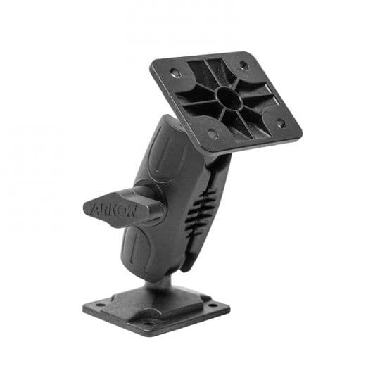 Arkon Robust Mount Small Series - MINI Shaft 4-Hole AMPS Drill Base to 4-Hole AMPS Mounting Pedestal