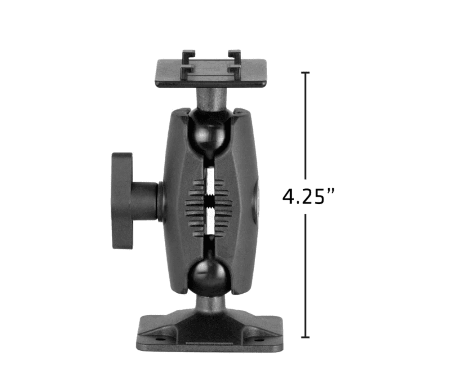 Arkon 4 inch 4-Hole AMPS Drilled Base Mount - 4-Prong Compatible