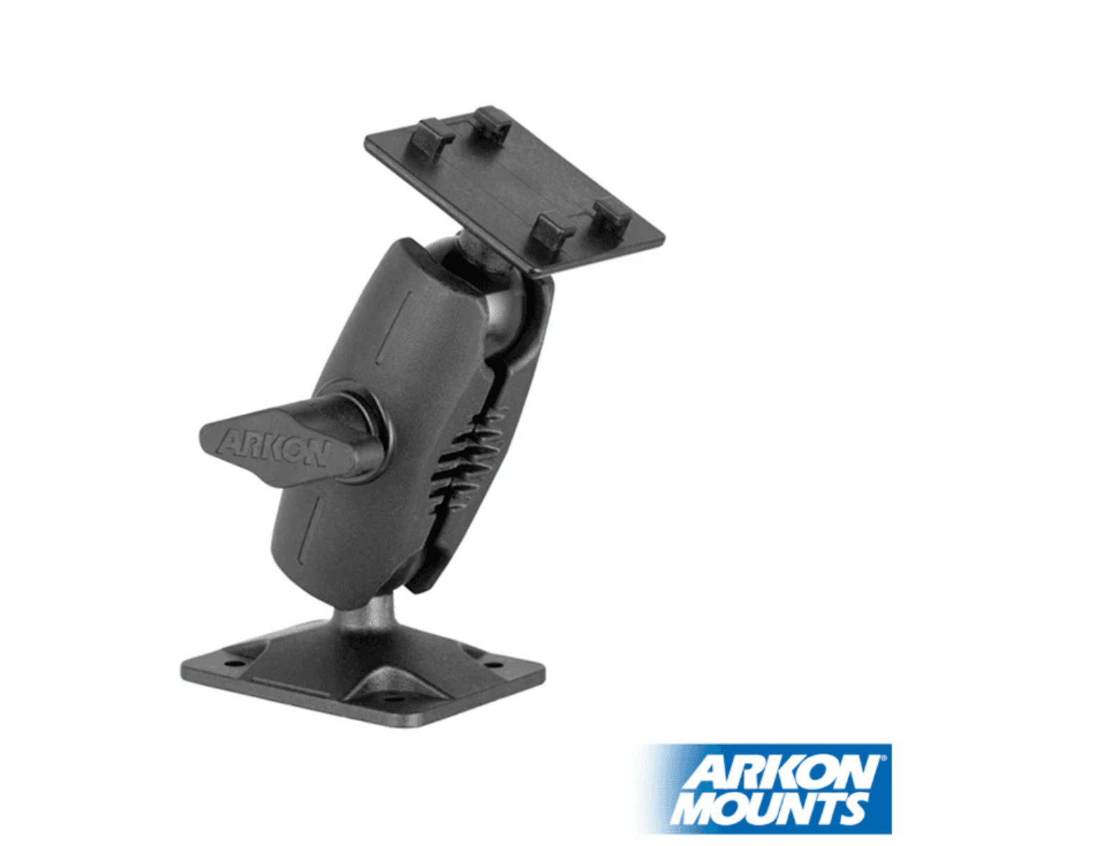 Arkon 4 inch 4-Hole AMPS Drilled Base Mount - 4-Prong Compatible