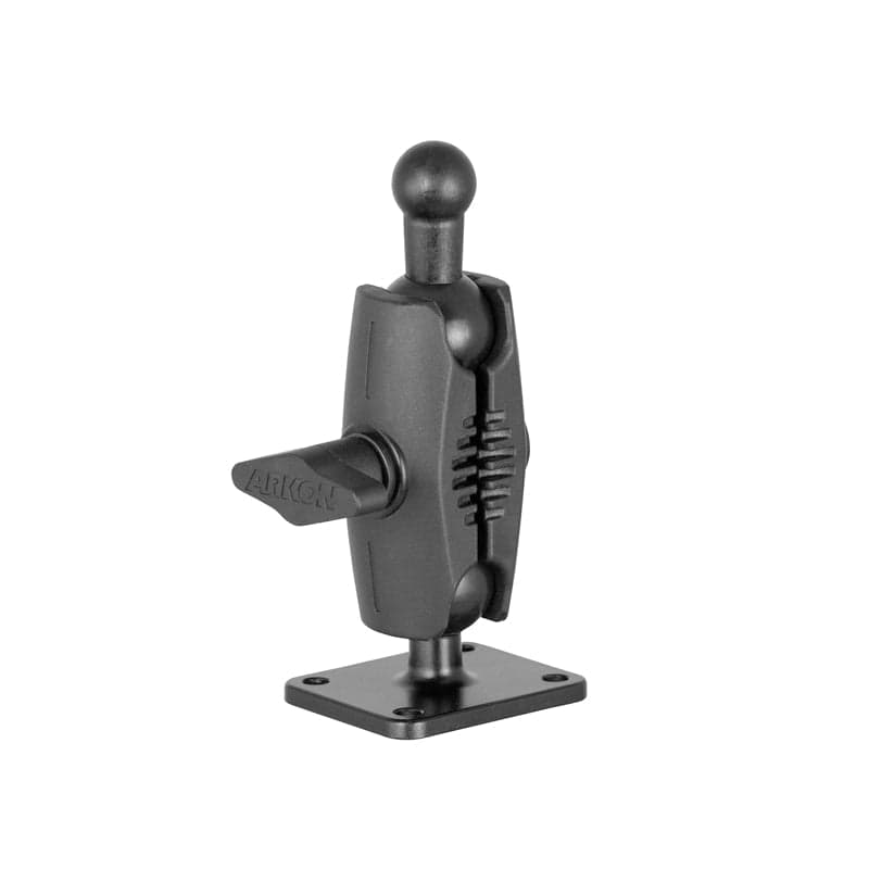 Arkon 4-Hole AMPS Mounting Plate with 17mm Ball and Shaft Arm