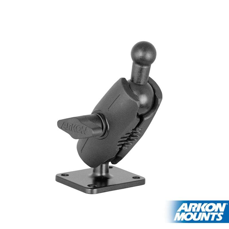 Arkon 4-Hole AMPS Mounting Plate with 17mm Ball and Shaft Arm