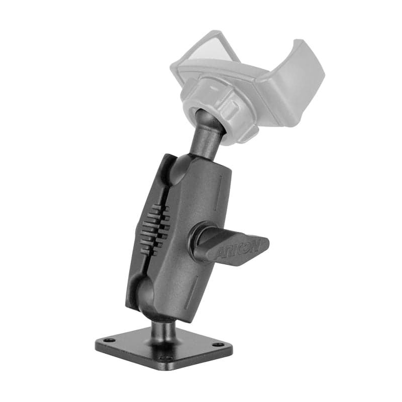 Arkon 4-Hole AMPS Mounting Plate with 17mm Ball and Shaft Arm