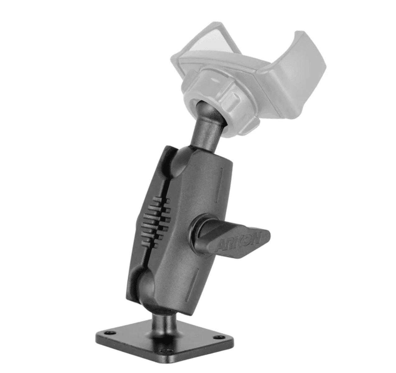 Arkon 4-Hole AMPS Mounting Plate with 17mm Ball and Shaft Arm